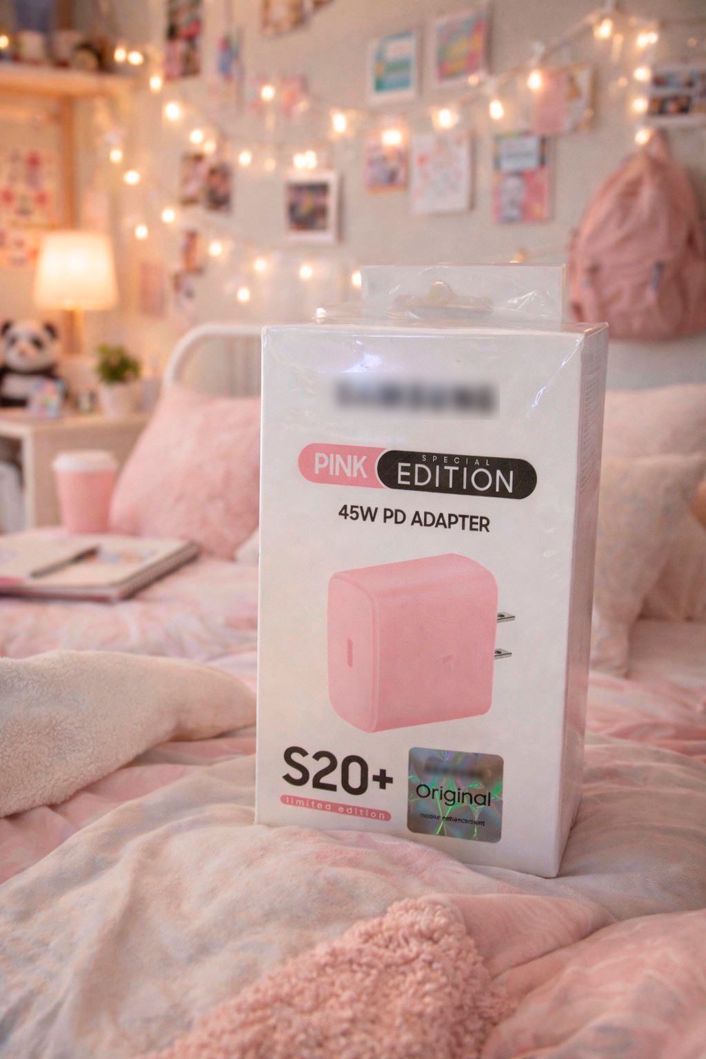 Cargador Samsung 45 Watts Pink - Sin Cable